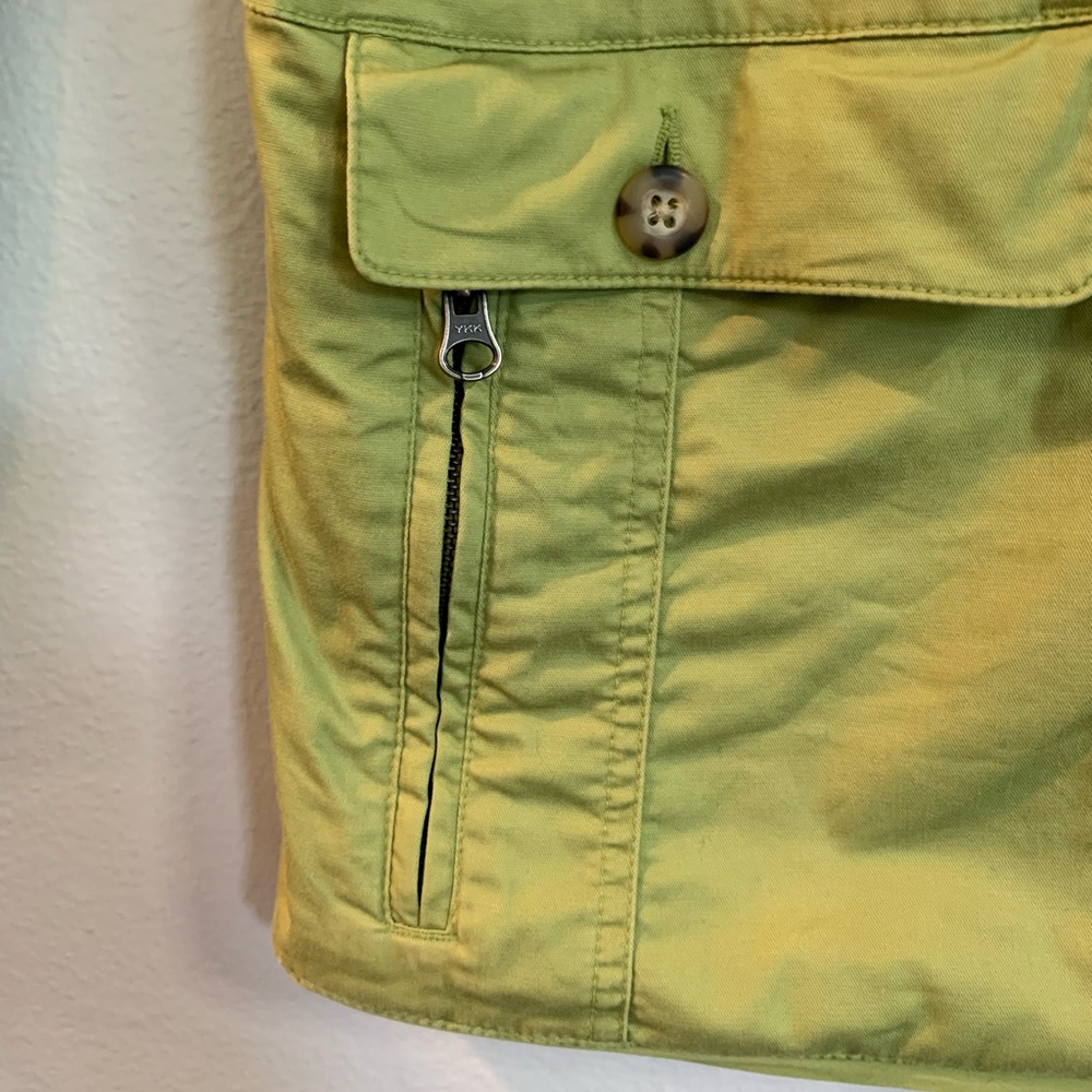 Columbia Sportswear XCO chartreuse cotton stretchy jacket L. - Picture 8 of 13